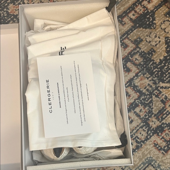 NWB Clergerie White Calfskin Leather Loafers for Women -size 38/7.5 - Picture 4 of 6